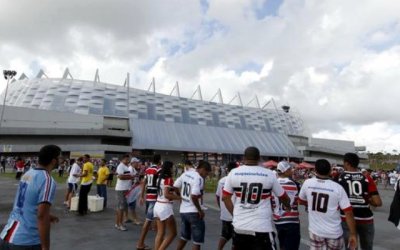 Os maiores públicos do Santa Cruz como mandante na Arena Pernambuco