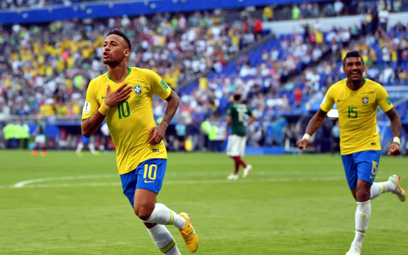 Com Neymar bem, Brasil vence México e vai às quartas pela 7ª vez seguida