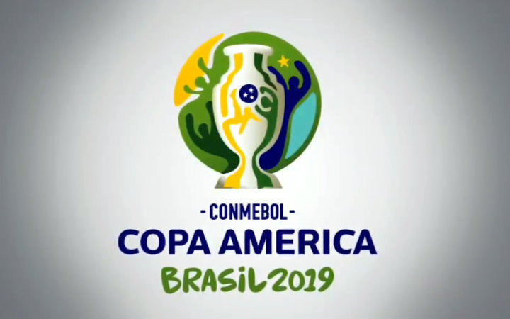 O logotipo da Copa América de 2019 e os traços brasileiros de 2014…