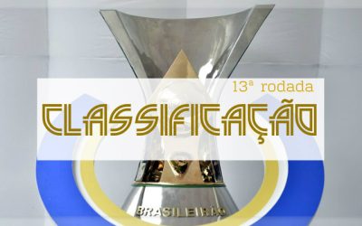 A classificação da Série A do Brasileiro de 2018 após a 13ª rodada