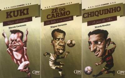 Literatura esportiva de Pernambuco ganha coleção de 9 livros com perfis