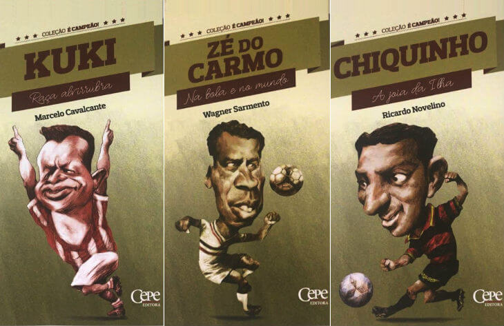 Literatura esportiva de Pernambuco ganha coleção de 9 livros com perfis