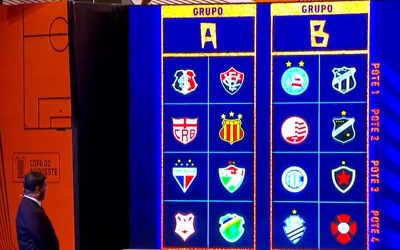 Os grupos da Copa do Nordeste de 2019, com Clássico das Emoções na 1ª fase