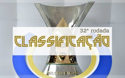 A classificação da Série A do Brasileiro de 2018 após a 32ª rodada