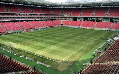 Arena Pernambuco, o palco da 70ª decisão do Estadual. Na final de 2018, recorde de público