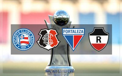 BA x PE e CE x PI na semifinal da Copa do Nordeste Sub 20, em Aracaju