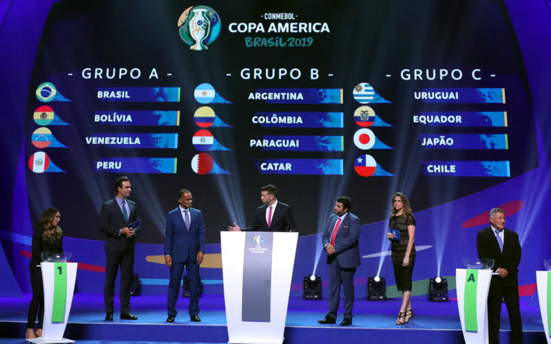 A tabela da Copa América de 2019 e os caminhos do Brasil, o país-sede -  Cassio Zirpoli