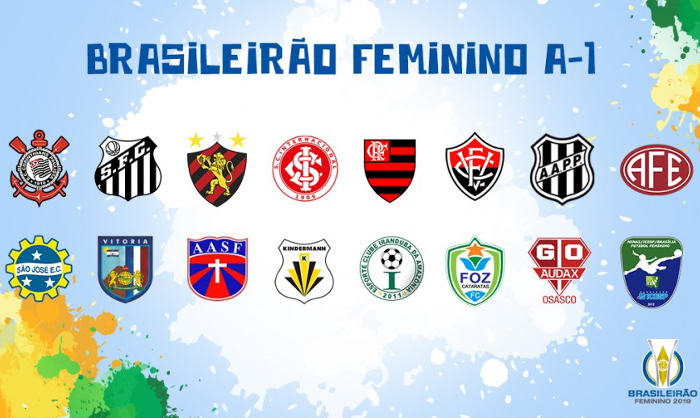 A tabela do Brasileiro Feminino 2019, com 4 times do NE (incluindo o Sport)  - Cassio Zirpoli