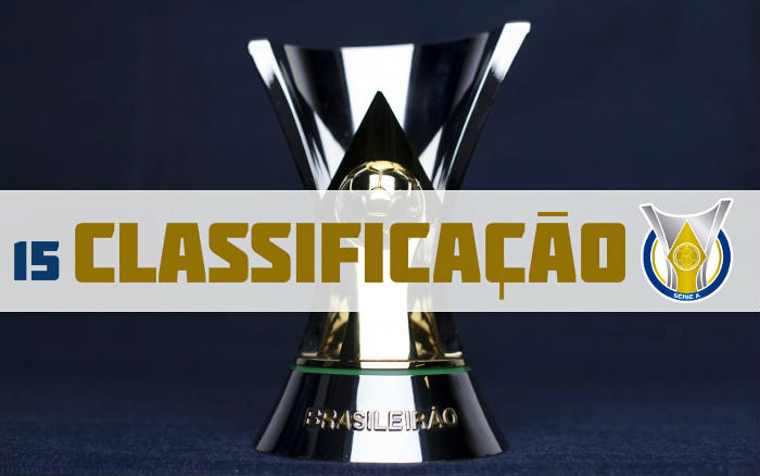 A classificação da Série A do Brasileirão 2019 após a 15ª rodada
