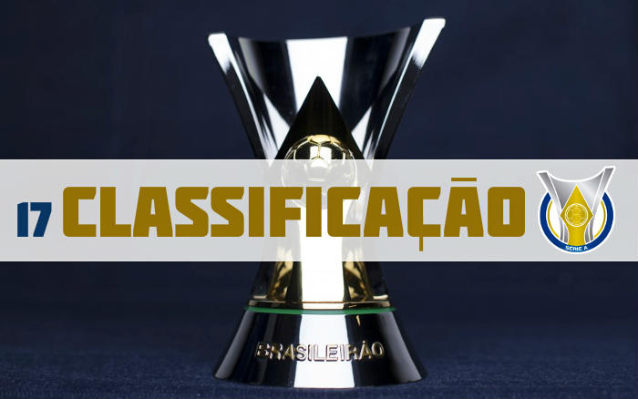 A classificação da Série A do Brasileirão 2019 após a 17ª rodada