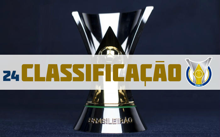 A classificação da Série A do Brasileirão 2019 após a 24ª rodada