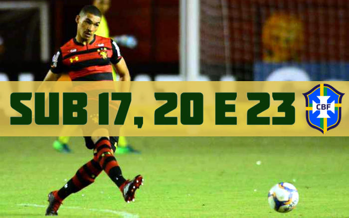 Adryelson, do Sport, o 1º de Pernambuco convocado em 3 categorias da Seleção