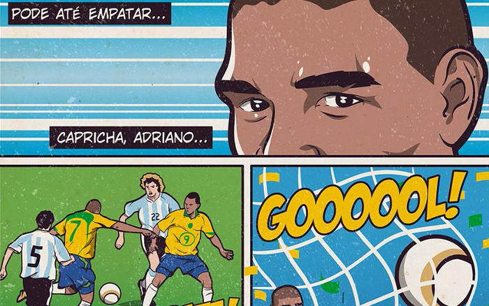 História em Quadrinhos da Seleção Brasileira na Copa América
