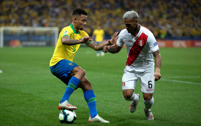 Brasil x Peru, a final da Copa América de 2019, no Maracanã. Na 1ª fase, 5 x 0