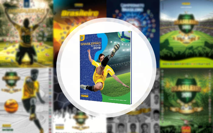 Figurinhas | A capa do 4º álbum oficial do Campeonato Brasileiro, o 33º na história