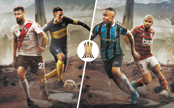 A semifinal da Libertadores de 2019, com Argentina x Brasil na decisão