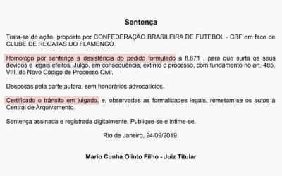 Flamengo desiste de ação judicial para oficialização do título de 1987. Será?