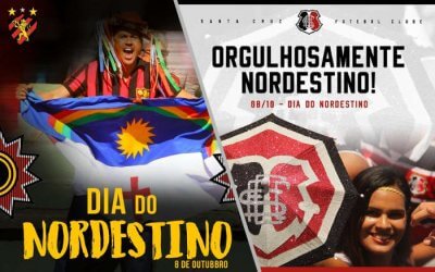 As mensagens dos clubes no Dia do Nordestino em 8 de outubro de 2019