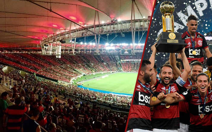 Flamengo ergue a Recopa no Maracanã e sobe no ranking de taças internacionais