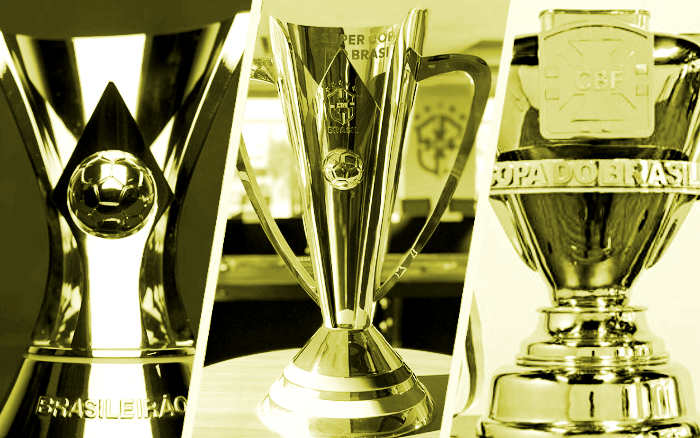 As 18 taças nacionais oferecidas pela CBF, agora com a Supercopa do Brasil