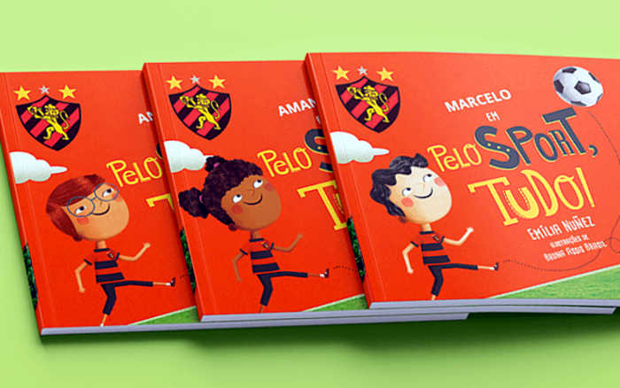 Livro | Sport lança obra infantil com personagem principal personalizável
