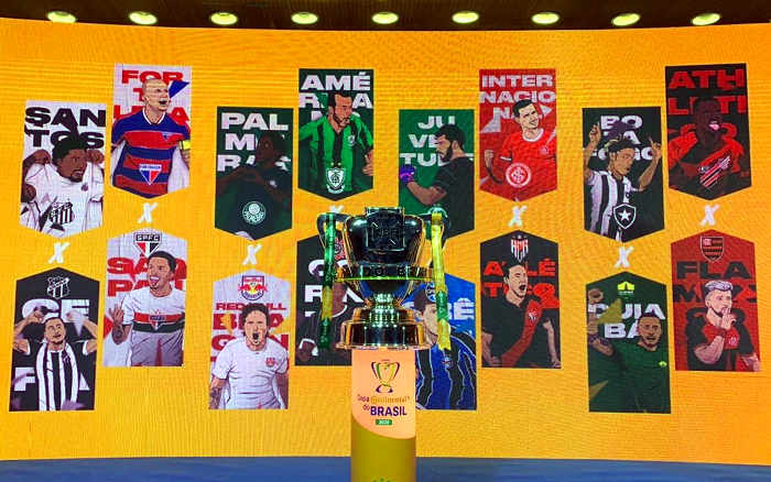 As oitavas de final da Copa do Brasil de 2020, com 2 ...