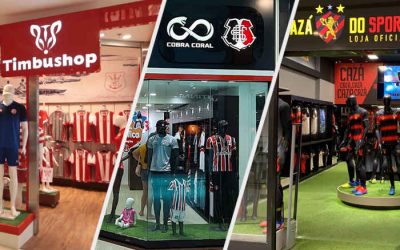 O boom improvável de lojas oficiais dos clubes pernambucanos nos shoppings em 2020