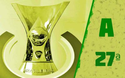 A classificação da Série A de 2022 após a 27ª rodada; cearenses empatados e fora do Z4
