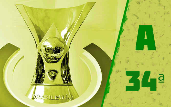 A classificação da Série A de 2023 após a 34ª rodada; Palmeiras assume a liderança