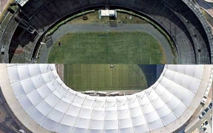 Veja imagens do gramado e do palco no Mineirão em jogo de Cruzeiro x Grêmio