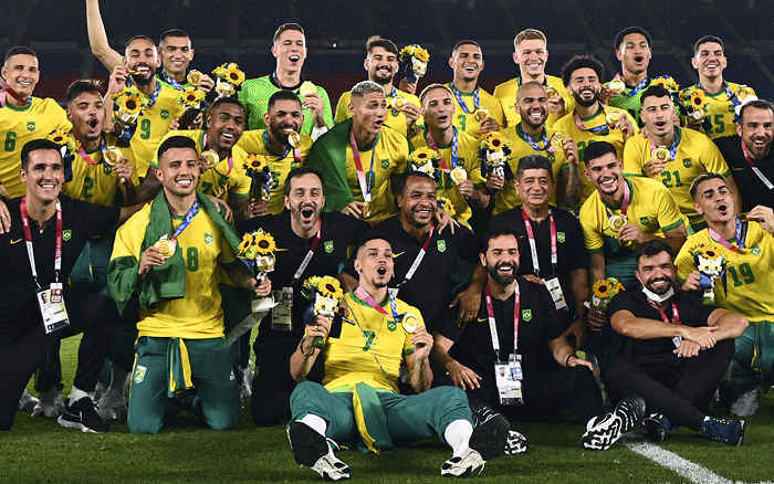 Na prorrogação, Brasil vence a Espanha e fatura o bicampeonato olímpico no futebol