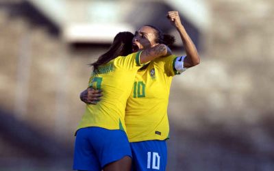 Marta chega a 117 gols pela Seleção, com o 11º no Nordeste; Brasil segue 100% na região