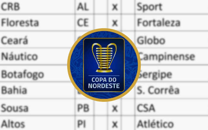 A tabela da Copa do Nordeste de 2022, com 2 semanas entre os jogos da final  - Cassio Zirpoli