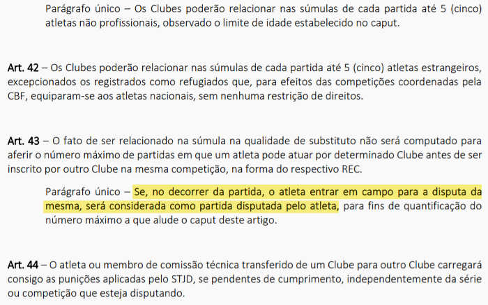 Caso Pedro Henrique mudou o Regulamento Geral da CBF para 2022. Agora, sem margem