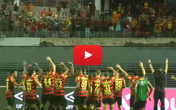 Vídeo | Os bastidores da classificação do Sport à semifinal da Copa do Nordeste