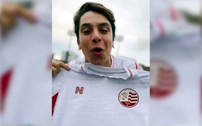 Com lançamento no TikTok, Náutico foca público jovem com a camisa branca de 2022