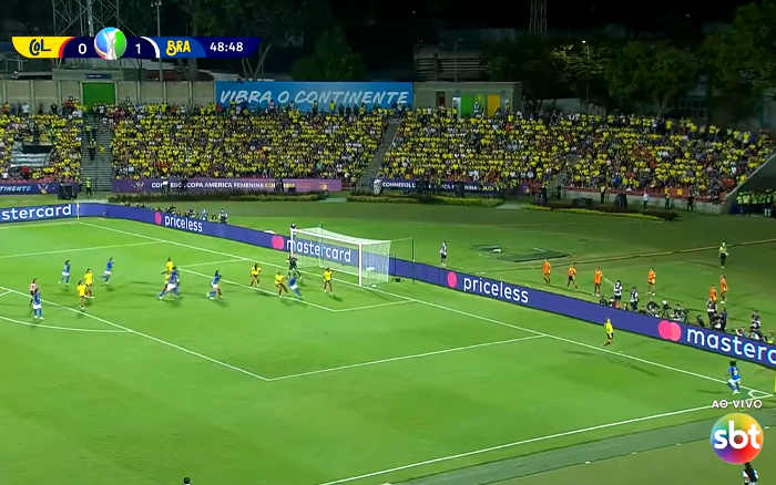 Colômbia 0 x 1 Brasil em 2022