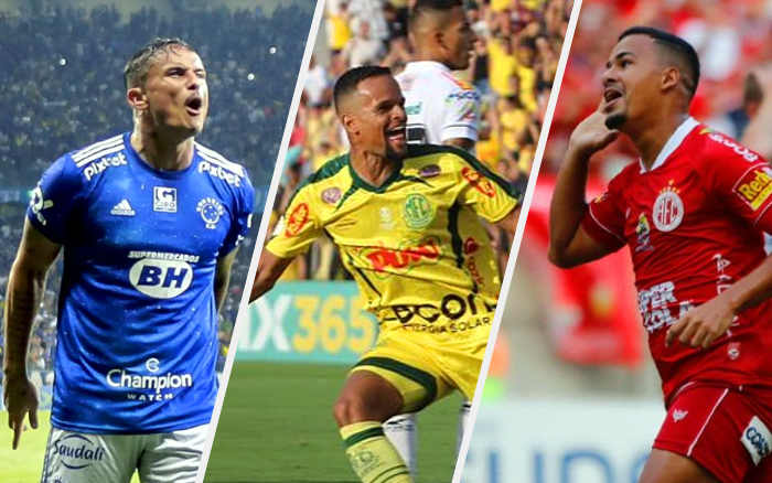 Os campeões de 2022: Cruzeiro (B), Mirassol (C) e América-RN (D)