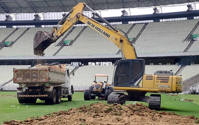 Estádio mais usado no país, o Castelão terá um novo gramado no cinquentenário