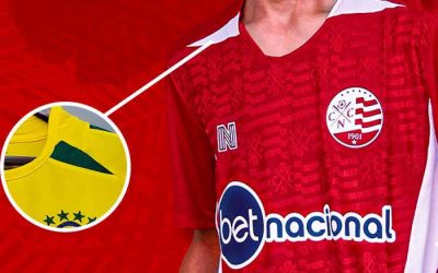 Náutico lança camisa inspirada no último título mundial da Seleção Brasileira