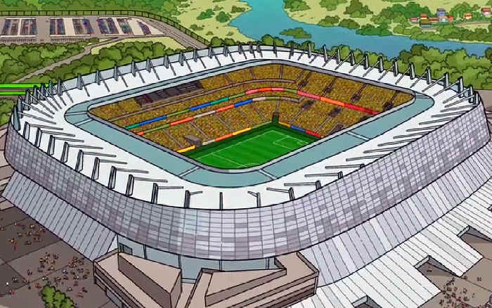 O dia em que Homer Simpson apitou um jogo da Copa do Mundo na Arena Pernambuco