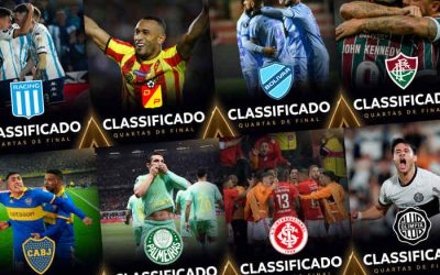 As quartas de final da Libertadores de 2023, com 3 brasileiros na rota até o Maracanã