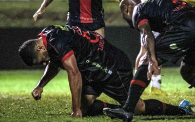 Diego Souza marca aos 45 e Sport vence o ABC em Natal. Sem futebol, mas com apoio maciço