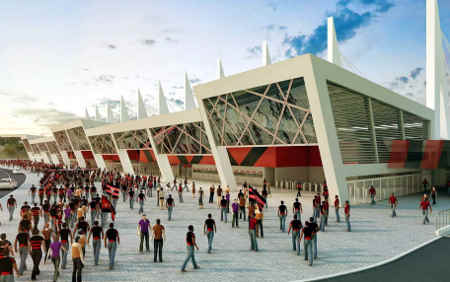 Projeto da Arena Barradão, do Vitória