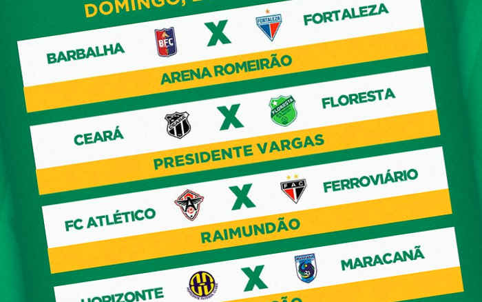 A tabela de jogos do Ceará na Série A do Campeonato Brasileiro