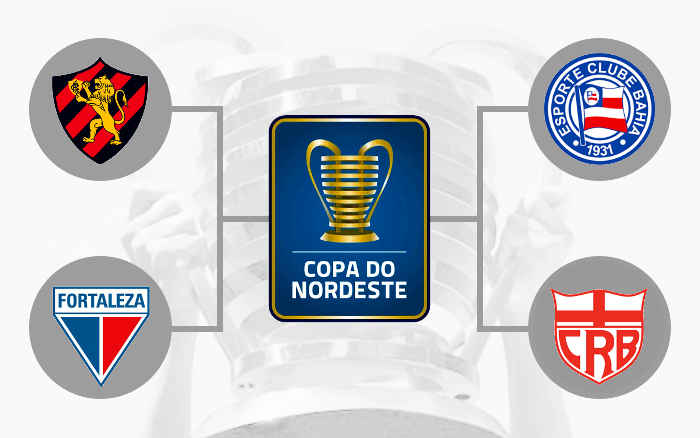 Semifinal da Copa do Nordeste 2024 tem Sport x Fortaleza e Bahia x CRB. Favorito?
