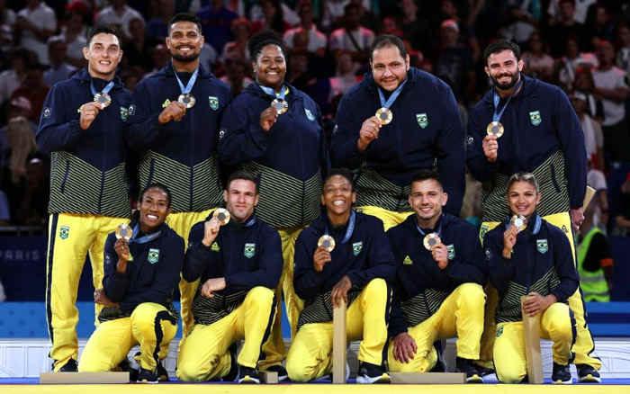 Bronze do Brasil no judô por equipes em 2024