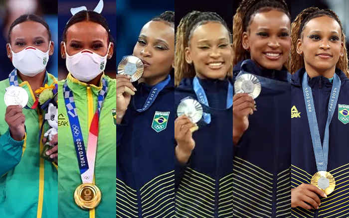 Rebeca Andrade é medalha no solo