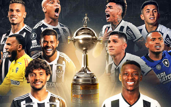 Atlético-MG e Botafogo decidem Libertadores em Buenos Aires já com o hexa do Brasil