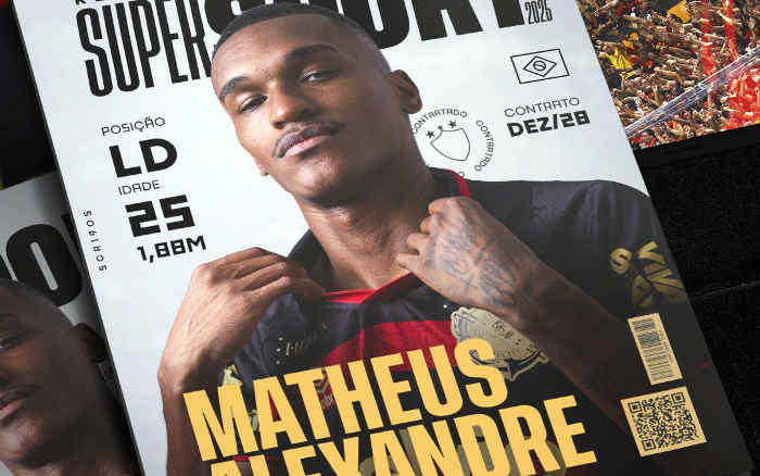 Sport anuncia Matheus Alexandre